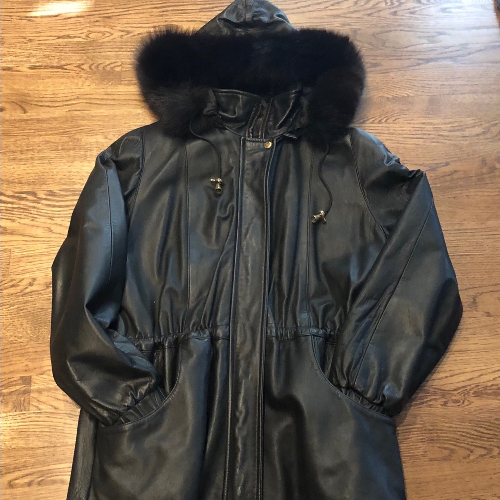 Leather Coat